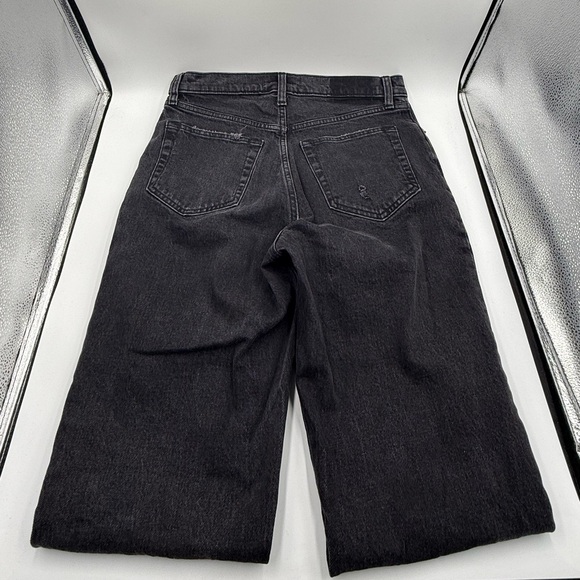 Abercrombie & Fitch 90s Straight Ultra High Rise Ripped Jeans - Picture 6 of 8